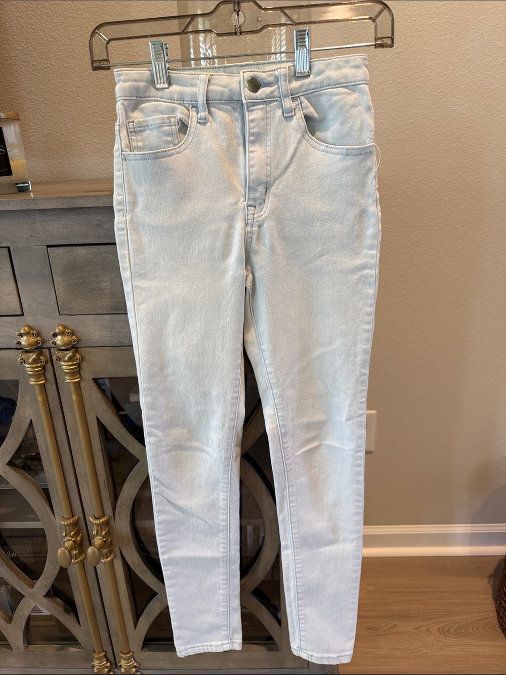 Forever 21 Light Blue Skinny Jeans - High-Rise Stretch